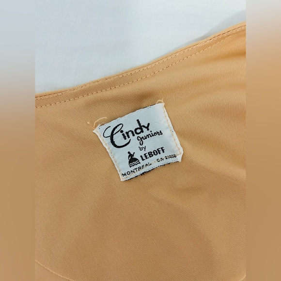 VINTAGE 70s Cropped Tie Top - Picture 4 of 6